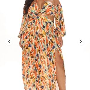 Multicolor Floral Women's Dress